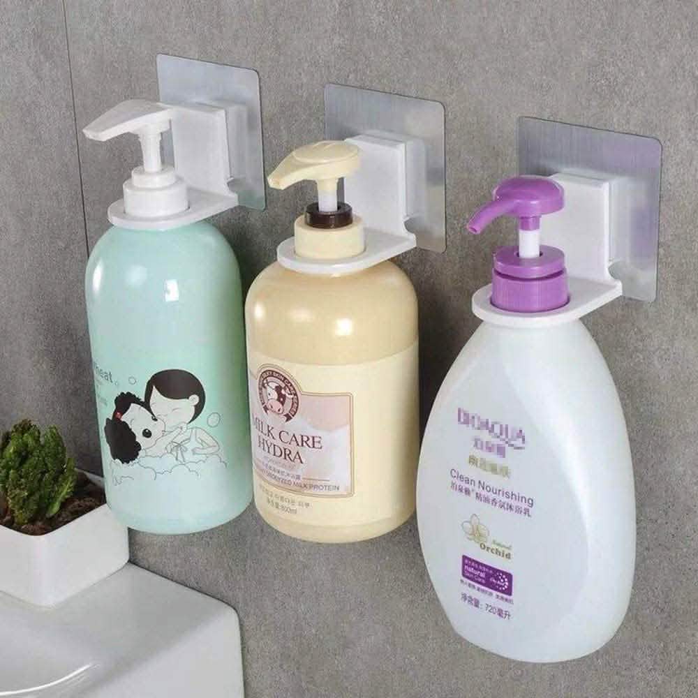 3-Pack: Shower Gel Bottle Rack Hook-3-Pack: Shower Gel Bottle Rack Hook