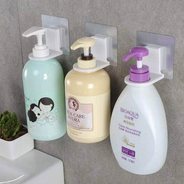 3-Pack: Shower Gel Bottle Rack Hook