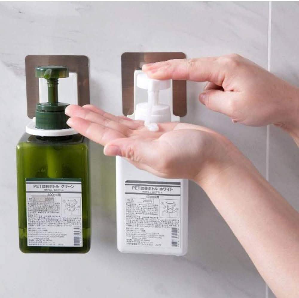 3-Pack: Shower Gel Bottle Rack Hook-3-Pack: Shower Gel Bottle Rack Hook