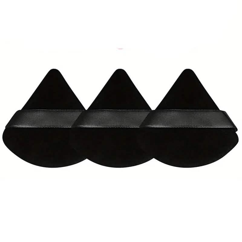 3-Pack: Triangle Powder Puff for Loose Powder and Liquid Cosmetic-3-Pack: Triangle Powder Puff for Loose Powder and Liquid Cosmetic