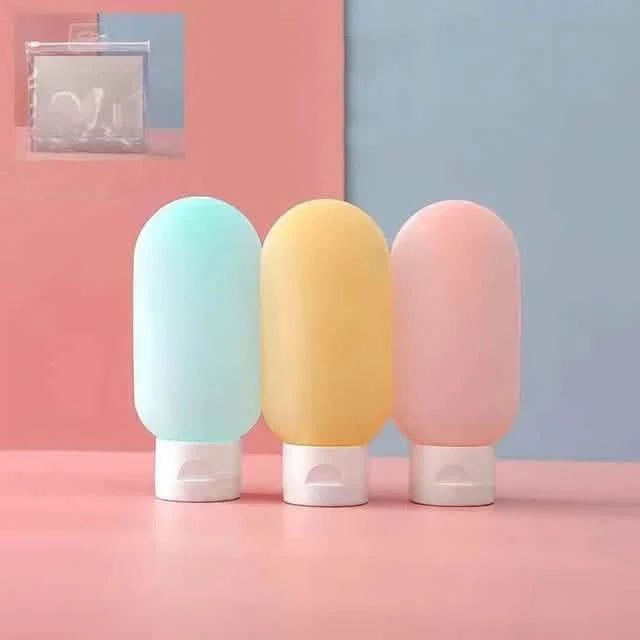 3-Piece: 60ml Leakproof Travel Bottle Set-3-Piece: 60ml Leakproof Travel Bottle Set