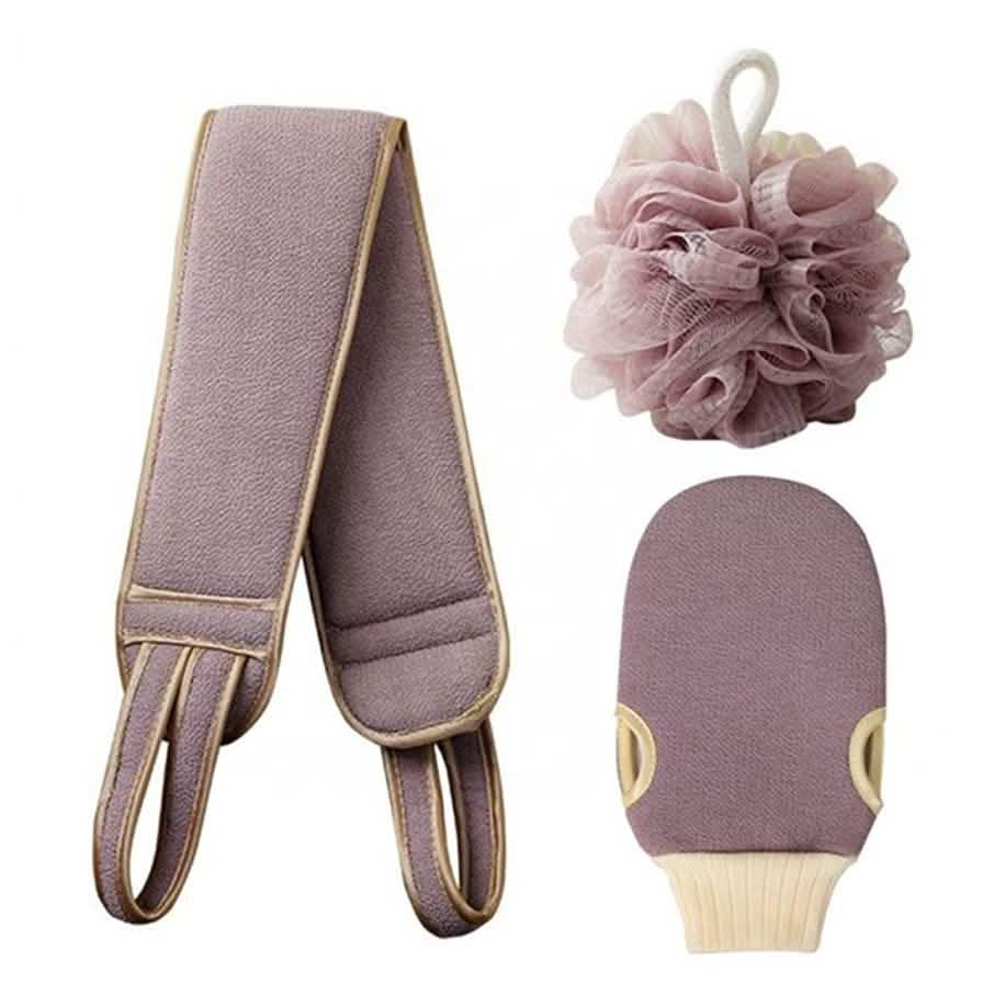 3-Piece: Exfoliating Bath Set-3-Piece: Exfoliating Bath Set