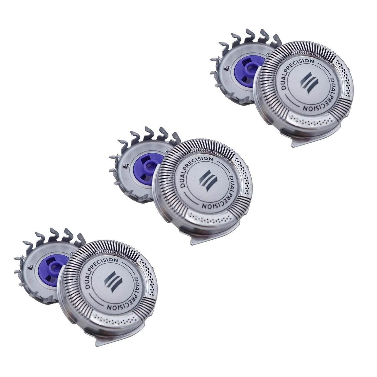 3-Piece: HQ8 Dual Precision Replacement Heads for Philips Norelco Shavers-3-Piece: HQ8 Dual Precision Replacement Heads for Philips Norelco Shavers