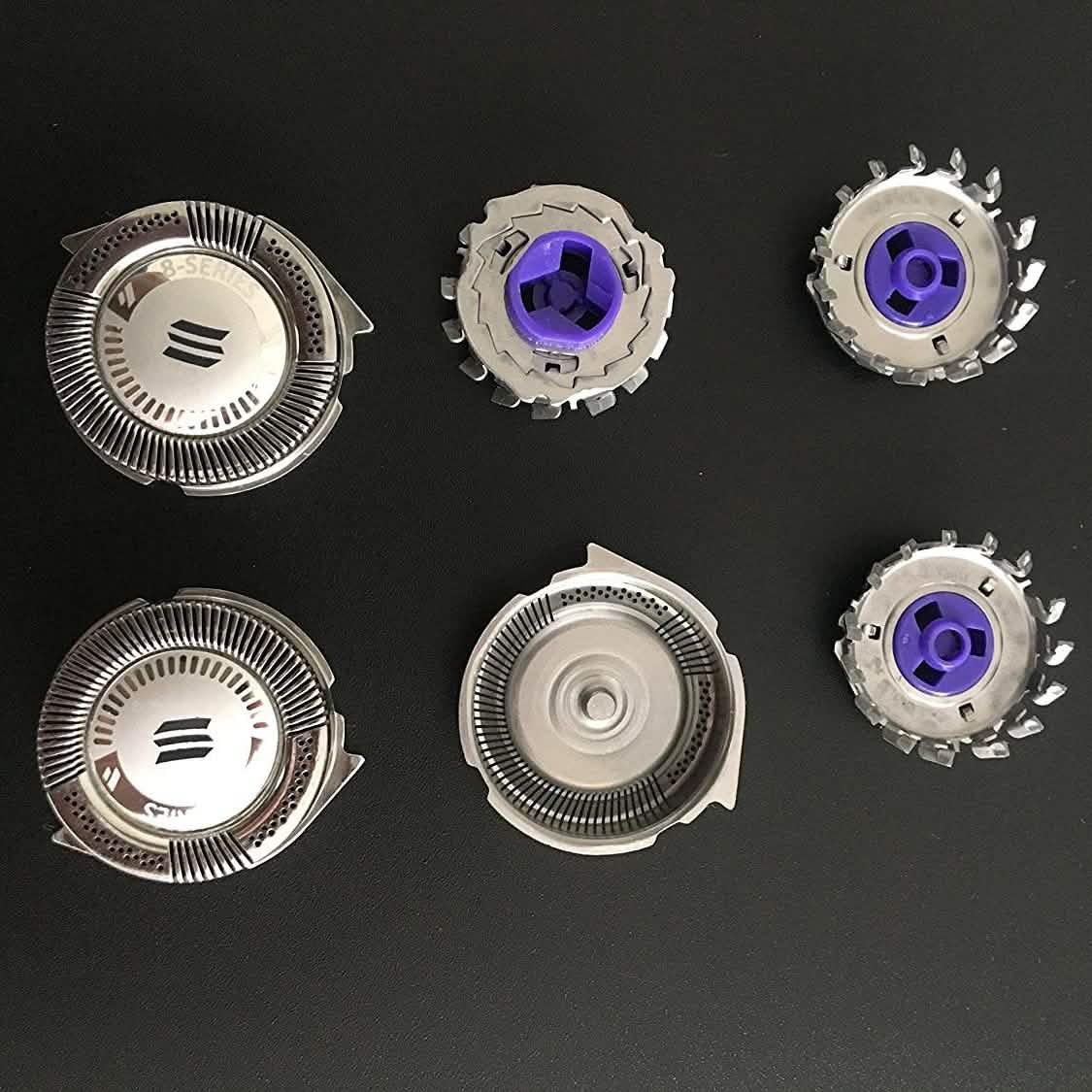 3-Piece: HQ8 Dual Precision Replacement Heads for Philips Norelco Shavers-3-Piece: HQ8 Dual Precision Replacement Heads for Philips Norelco Shavers