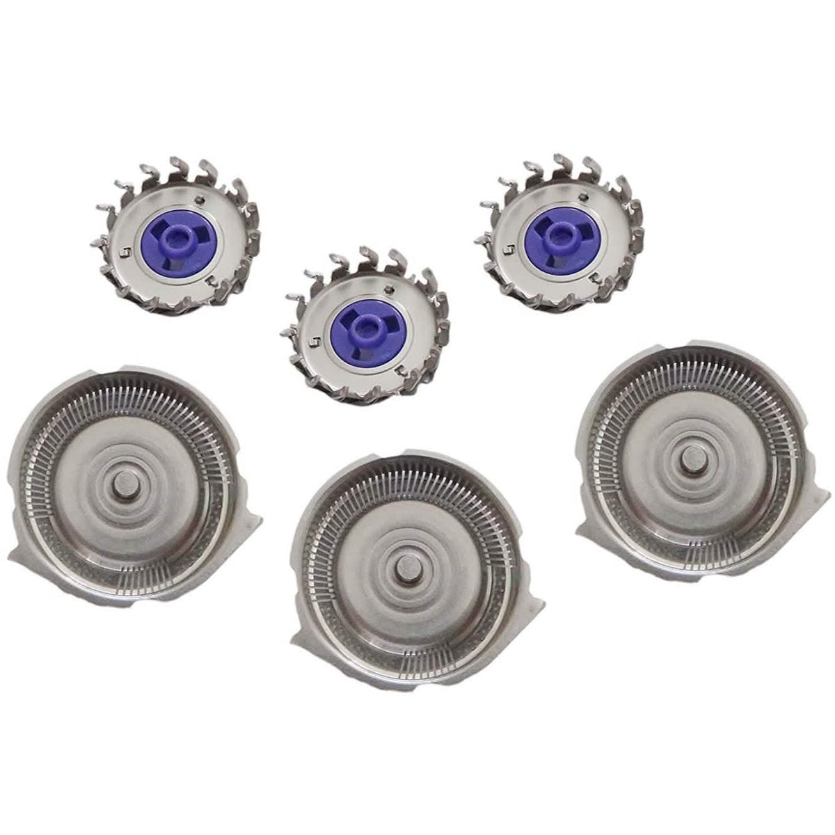 3-Piece: HQ8 Dual Precision Replacement Heads for Philips Norelco Shavers-3-Piece: HQ8 Dual Precision Replacement Heads for Philips Norelco Shavers