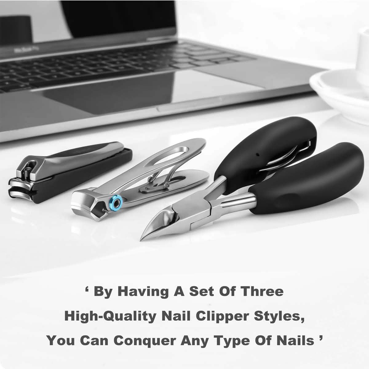 3-Piece: Large Nail Clippers Set-3-Piece: Large Nail Clippers Set