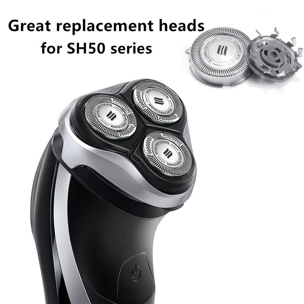 3-Piece: Replacement Shaver Heads for Norelco Philips SH50-3-Piece: Replacement Shaver Heads for Norelco Philips SH50