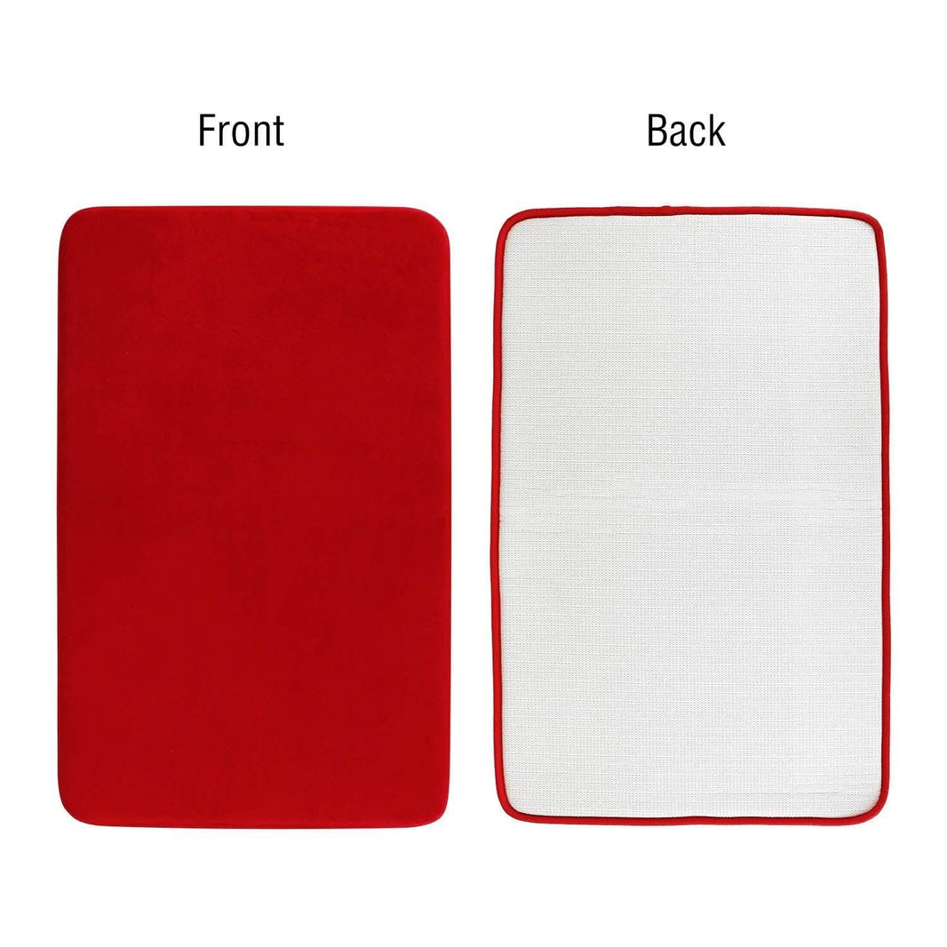 3-Piece Set: Bathroom Rug Set Plush Velvet Bath Carpet-3-Piece Set: Bathroom Rug Set Plush Velvet Bath Carpet