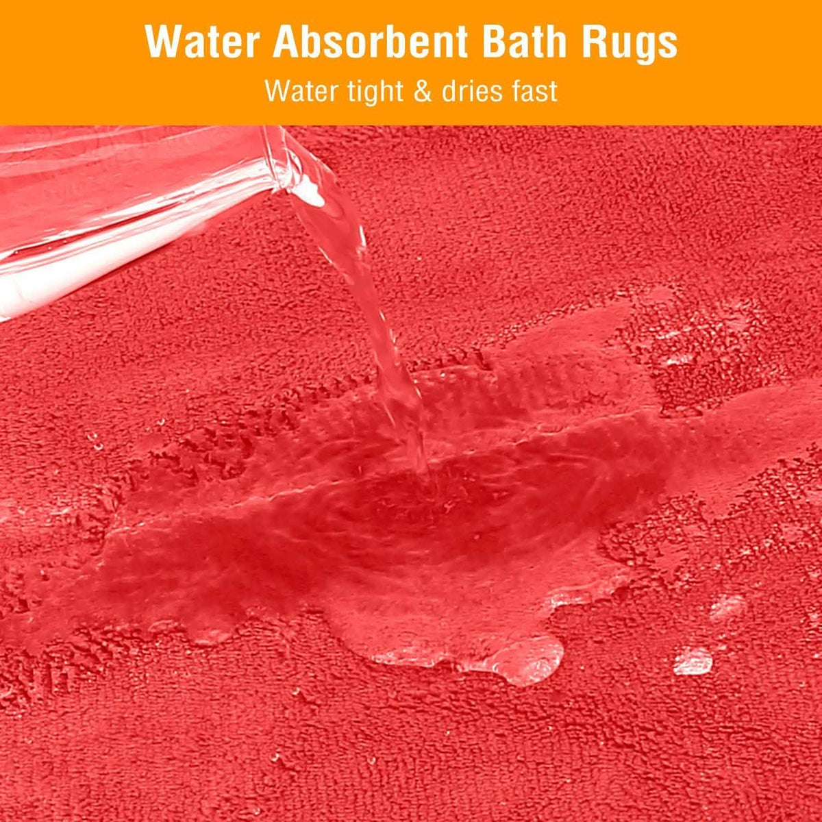 3-Piece Set: Bathroom Rug Set Plush Velvet Bath Carpet-3-Piece Set: Bathroom Rug Set Plush Velvet Bath Carpet