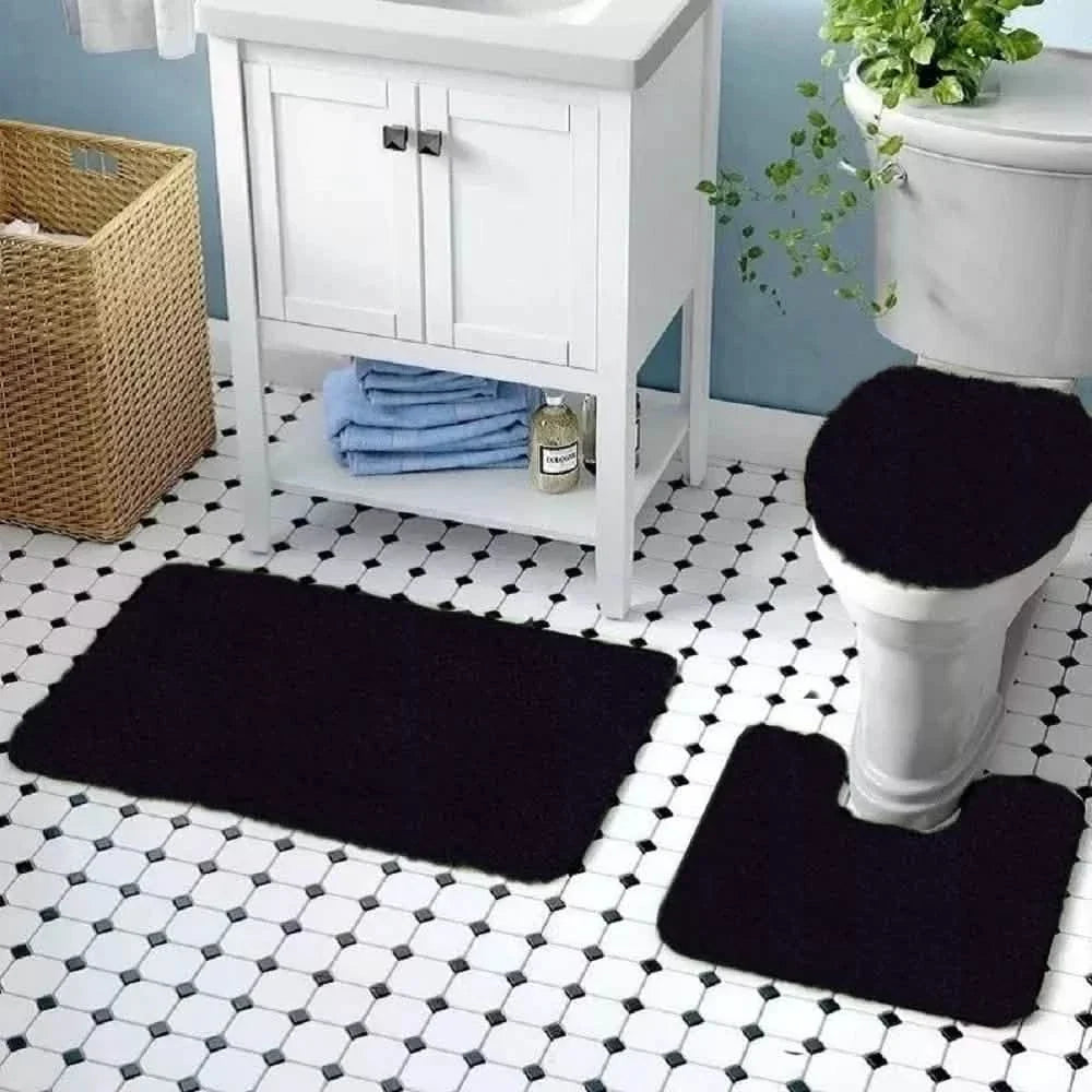 3-Piece Set: Ben&Jonah Elegant Bath Rug Set-3-Piece Set: Ben&Jonah Elegant Bath Rug Set