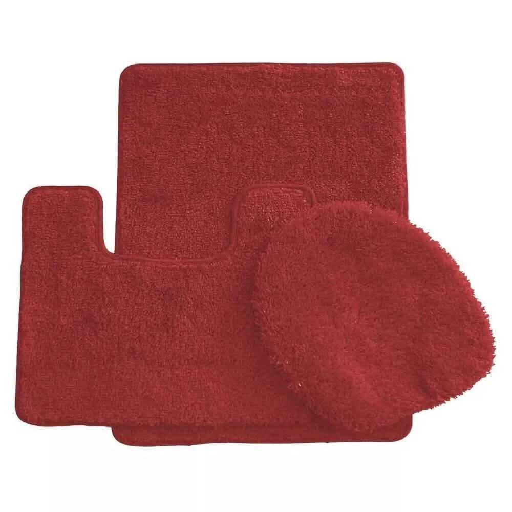 3-Piece Set: Simple Elegance by Ben&Jonah Bath Rug-3-Piece Set: Simple Elegance by Ben&Jonah Bath Rug