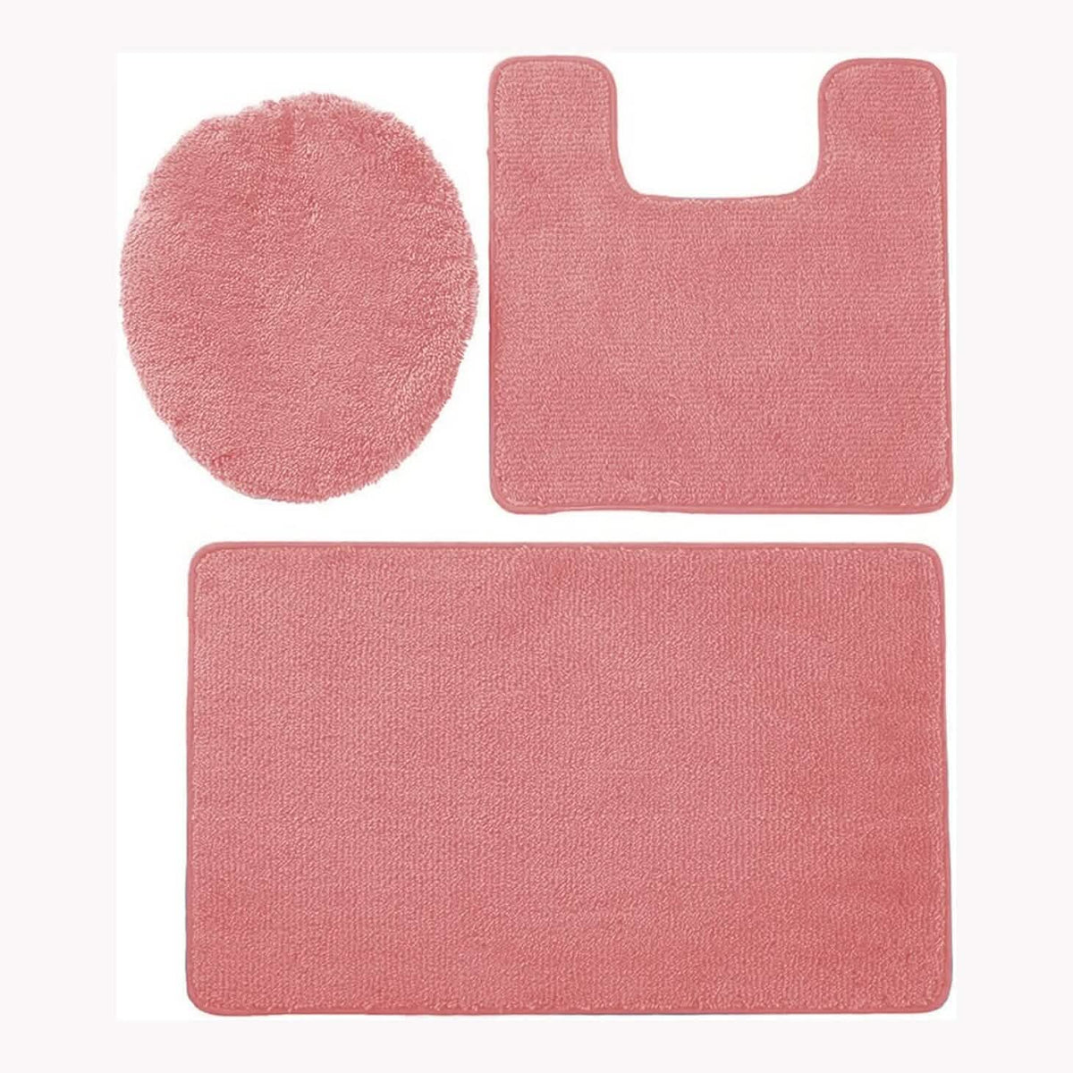 3-Piece Set: Simple Elegance by Ben&Jonah Bath Rug-3-Piece Set: Simple Elegance by Ben&Jonah Bath Rug