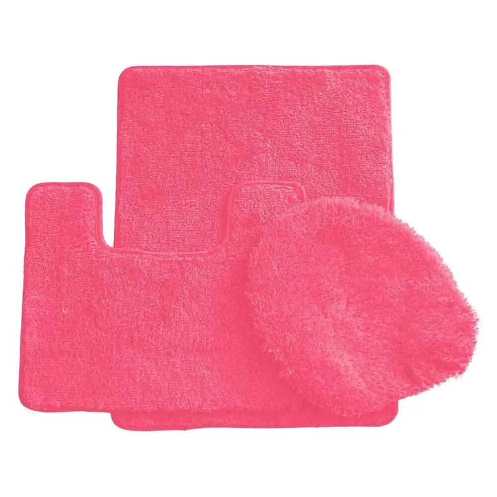 3-Piece Set: Simple Elegance by Ben&Jonah Bath Rug-3-Piece Set: Simple Elegance by Ben&Jonah Bath Rug