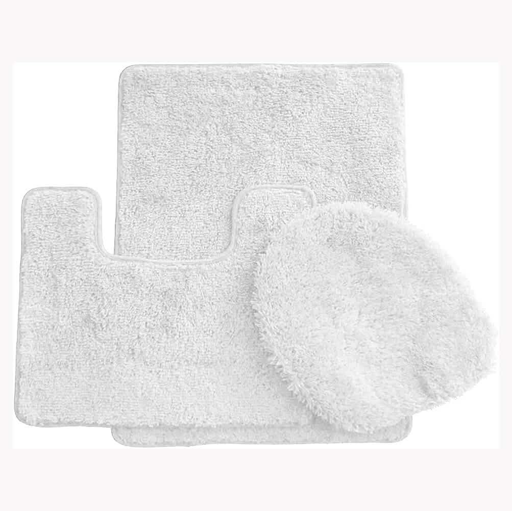 3-Piece Set: Simple Elegance by Ben&Jonah Bath Rug-3-Piece Set: Simple Elegance by Ben&Jonah Bath Rug