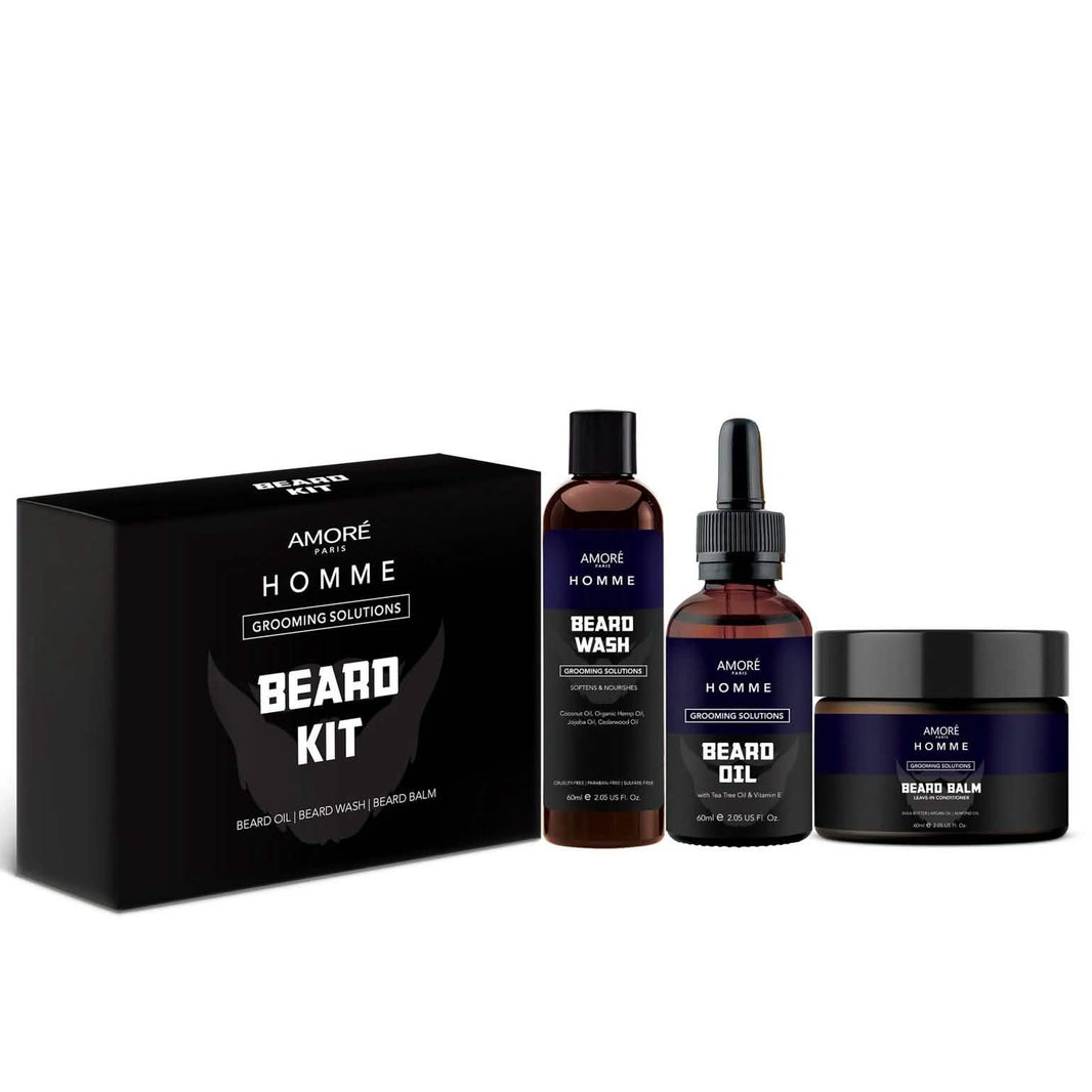 3-Piece Set: Ultimate Beard Care And Grooming Kit-3-Piece Set: Ultimate Beard Care And Grooming Kit