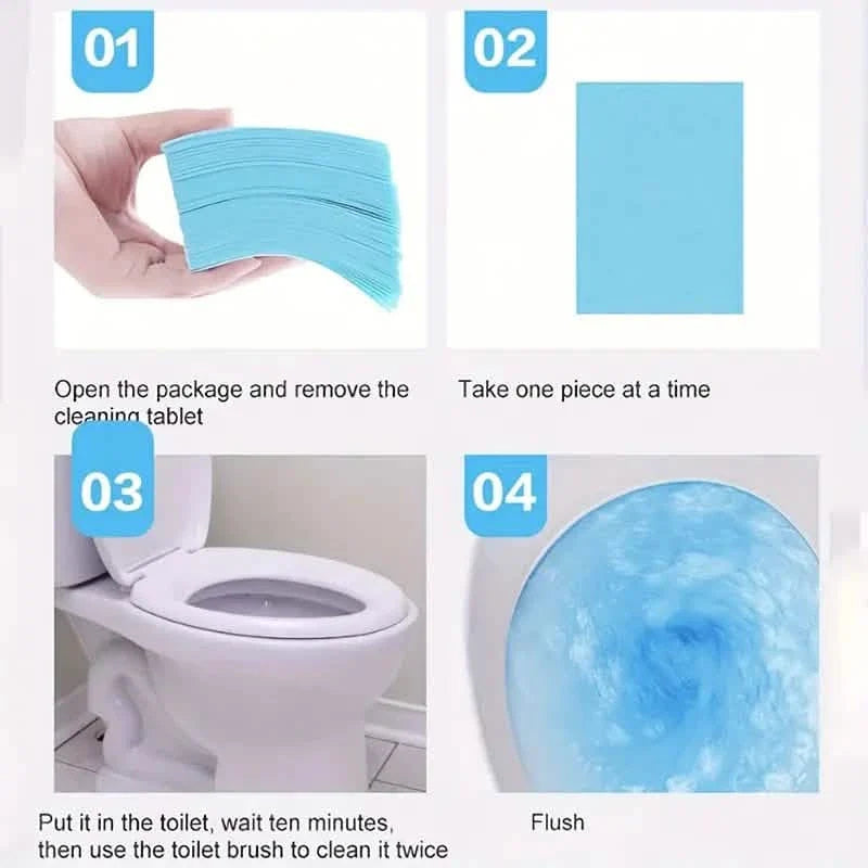 30-Pieces: Blue Jasmine Scented Floor & Toilet Cleaning Tablets-30-Pieces: Blue Jasmine Scented Floor & Toilet Cleaning Tablets