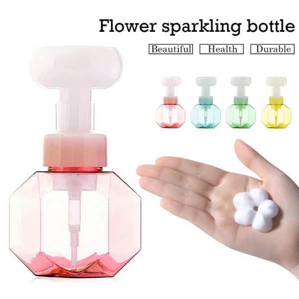 300 ML Flower Shape Liquid Soap Dispenser-300 ML Flower Shape Liquid Soap Dispenser