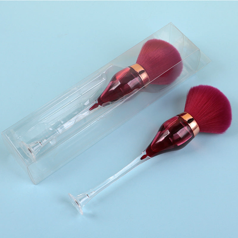 Single Large Makeup Brushes Fluffy Powder Blush Compensator Creative Wine Glass Shape Crafts Level Cosmetic Beauty Tools-ab35602847fc9a6ed879b101a306444e