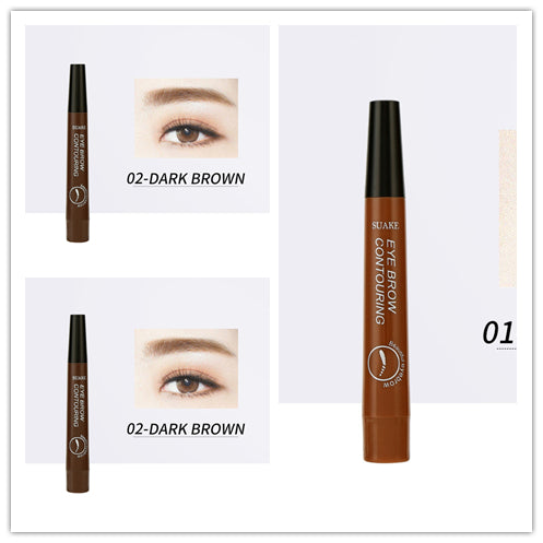 Four-headed Eyebrow Pencil Long-lasting No Blooming-e3b57b30a8d6e63c882f8ccc4fb96a50