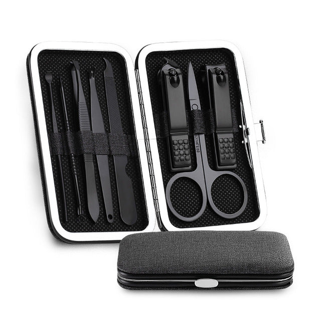 Manicure tool nail clipper 8 piece set-f094826ffb04cead33ea29ff48b2f04