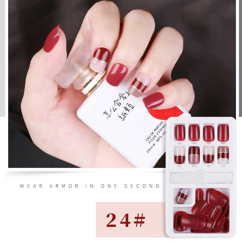 30pcs Detachable False Nail Artificial Tips Set Full Cover for Short Decoration-806eda1f1a5318a7fb97aedf257c8f77