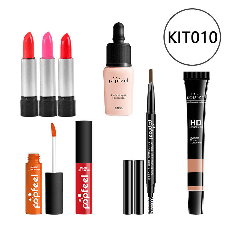 Makeup Cosmetics Set Beginner Combination Concealer Eyeliner Eyebrow Pencil-fd325657e26b22945b4736b623fdb976