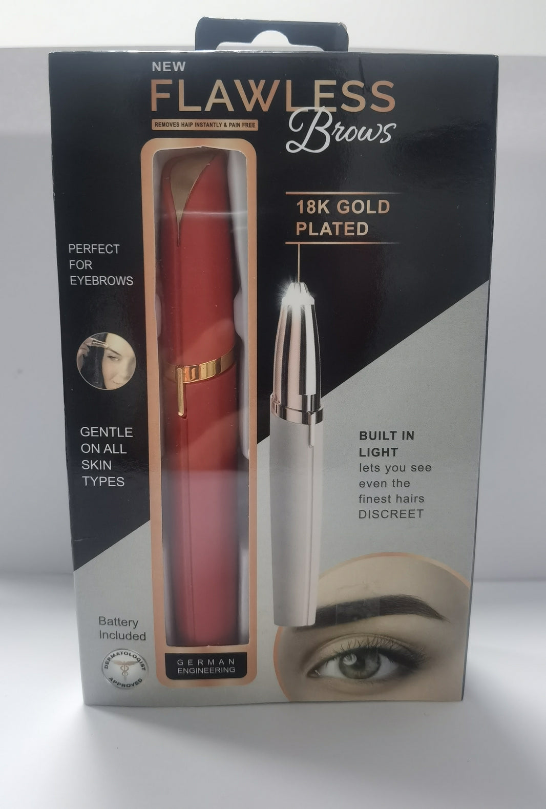 Mini Electric Eyebrow Trimmer Lipstick Brows Pen Hair Remover Painless Razor Epilator with LED Light-8ef19f8b55a82c6dfc36282061a269db