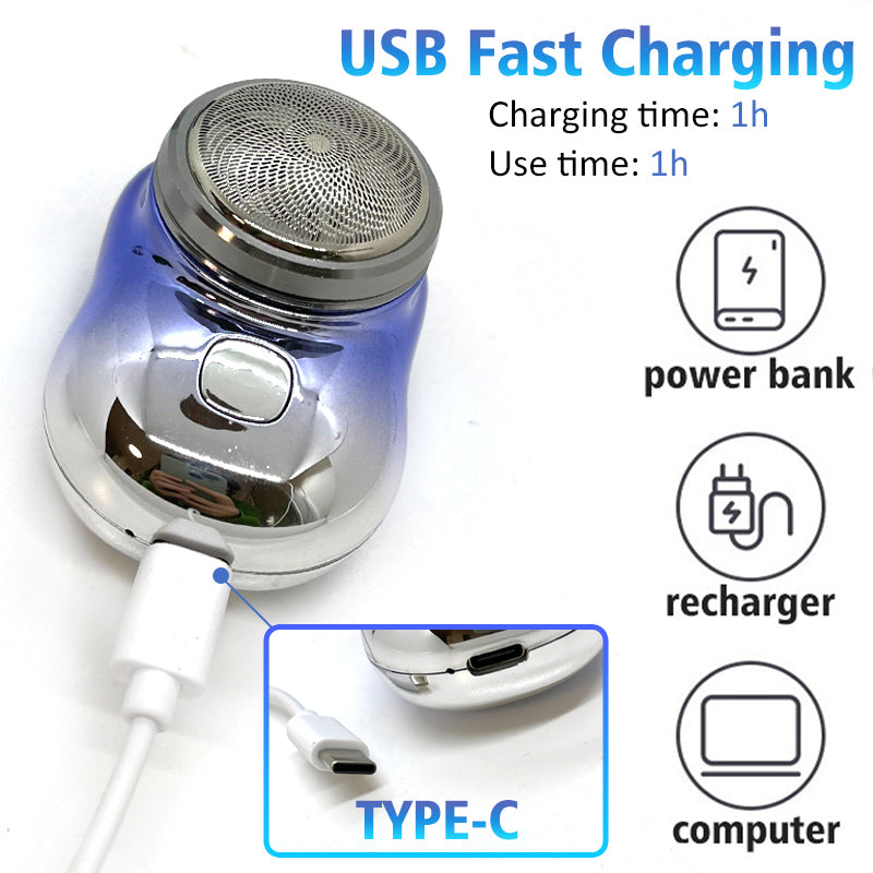 Mini Portable Face Cordless Shavers Rechargeable USB Electric Shaver Wet & Dry Painless Small Size Machine Shaving For Men-984677ae7c4059d6389d0db8169392ca