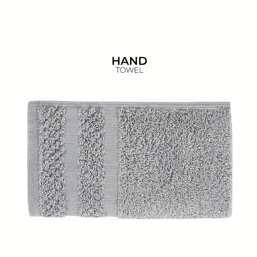 Gray Cotton Bath Towel Set (10–32 pcs)-Gray Cotton Bath Towel Set (10–32 pcs)