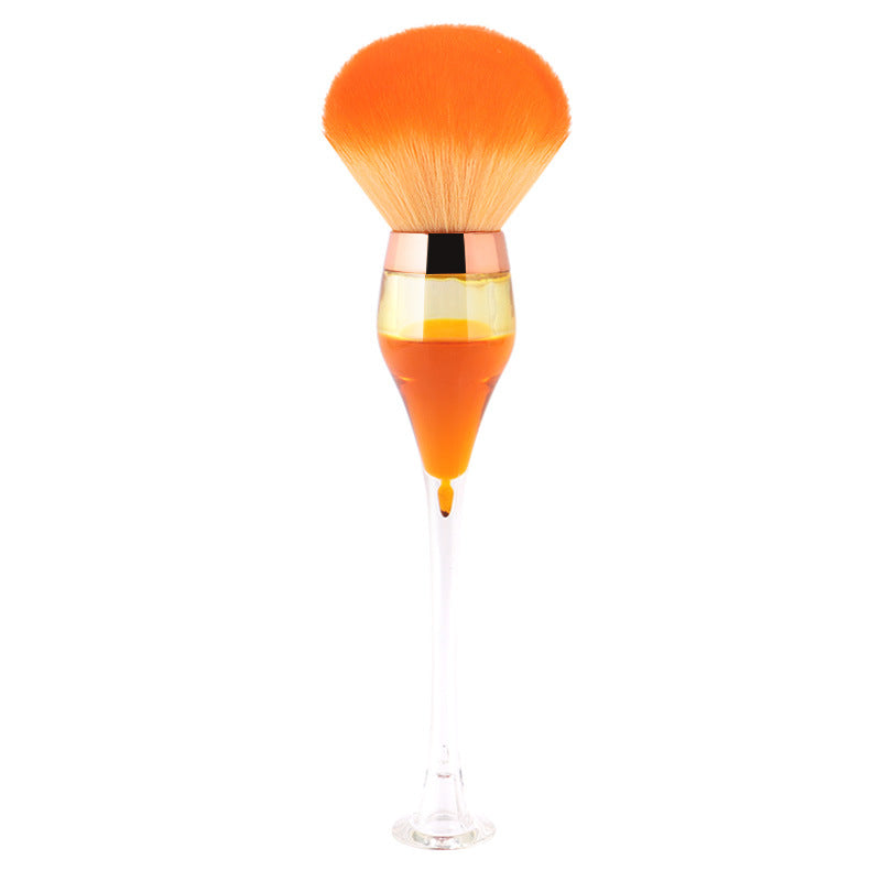 Single Large Makeup Brushes Fluffy Powder Blush Compensator Creative Wine Glass Shape Crafts Level Cosmetic Beauty Tools-90c2742d0c0cf2c501d3d25d57986b97