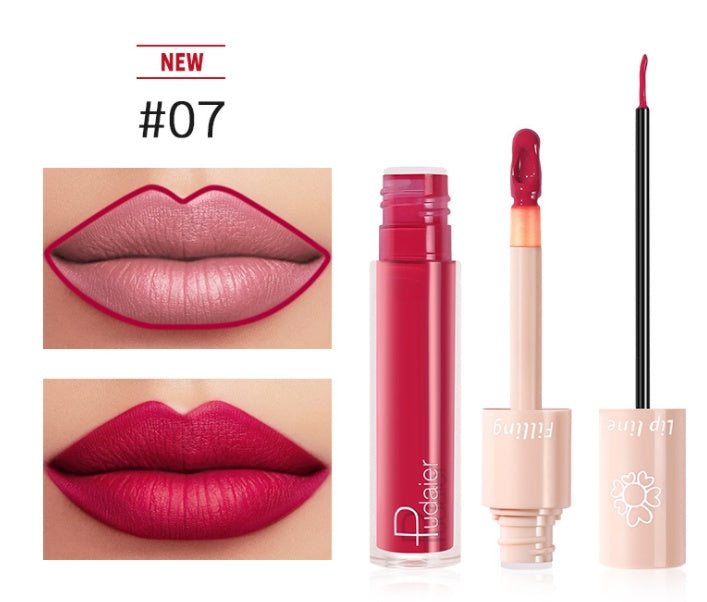 Pudaier Dual Lipstick Lip Gloss Liquid Lipstick-8c1e19bbcfa08942493471359d50fc01