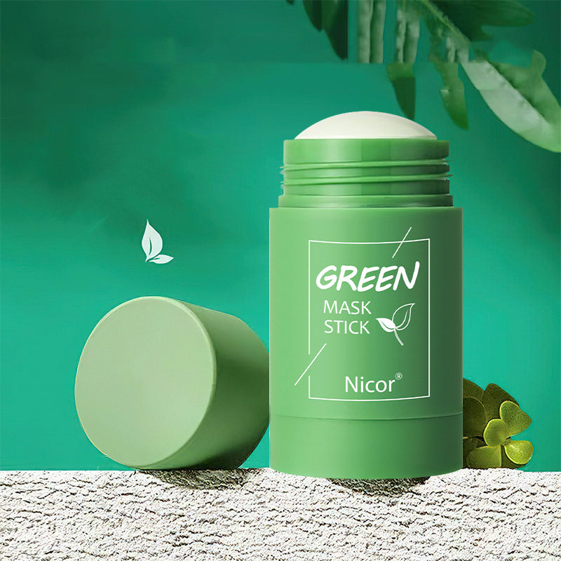 Cleansing Green Tea Mask Clay Stick Oil Control Anti-Acne Whitening Seaweed Mask Skin Care-dca79e5e6e8361b91c341204d297e64c