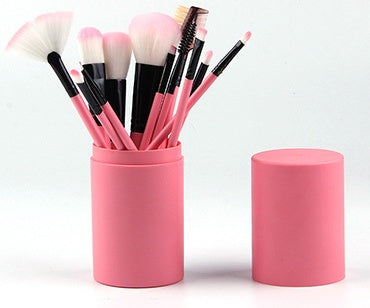 12pcs Makeup Brush Set Blush Eyeshadow Eyelash Highlighter Makeup Brush-9344604586bafdca5c5cb33f9674130b