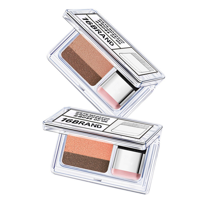 LAIKOU Double Color Eye Shadow Makeup Palette Glitter Palette Eyeshadow Pallete Waterproof Glitter Eyeshadow Shimmer Cosmetics-197738d8ea25f3d348c9c31f2454e5e