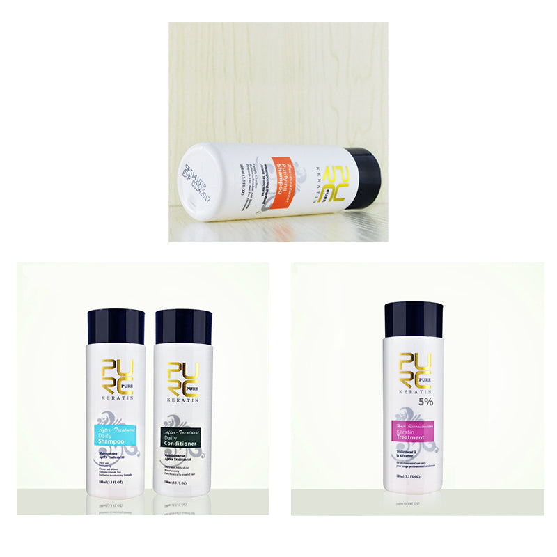 PURC Straightening Hair Repair And Straighten Damage Hair Products Brazilian Keratin Treatment  Purifying Shampoo-47da2f8d343582559806f1775ddb0c54