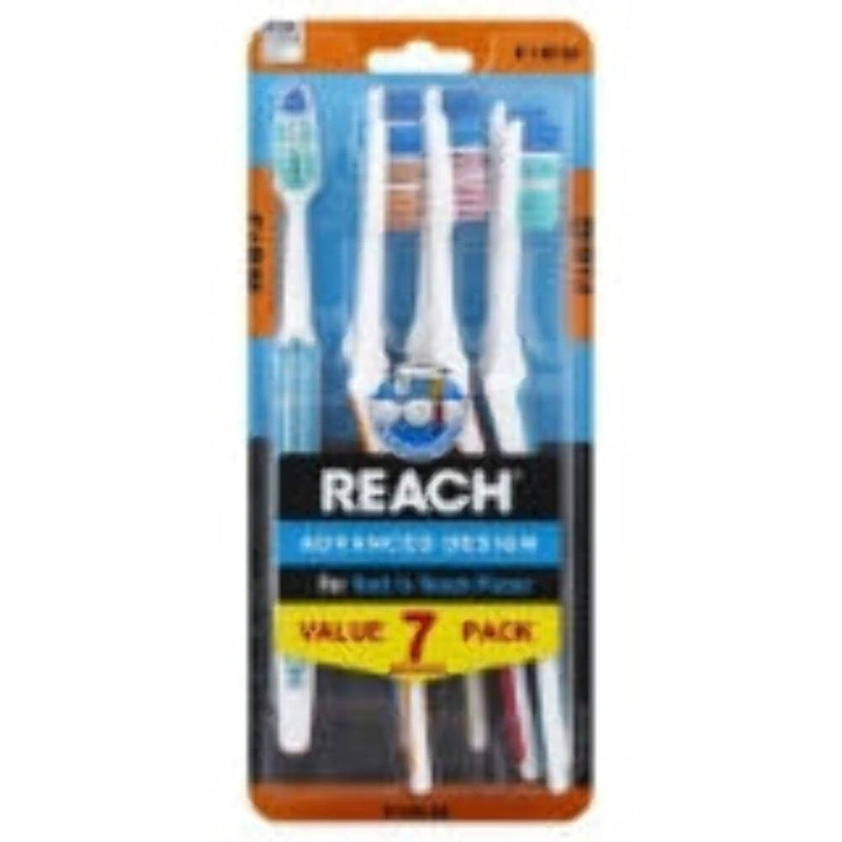 Reach Advanced Design Toothbrush, Angled Neck, Multi-Level Bristles-Reach Advanced Design Toothbrush, Angled Neck, Multi-Level Bristles