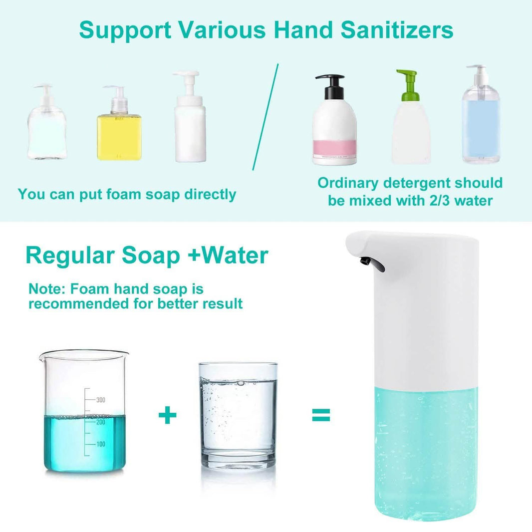 350 ML/14 Oz Automatic Foam Soap Dispenser-350 ML/14 Oz Automatic Foam Soap Dispenser