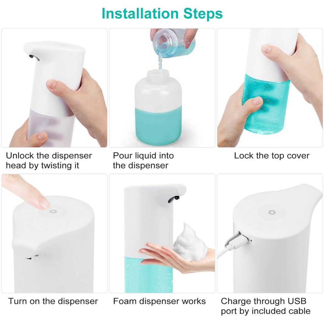 350 ML/14 Oz Automatic Foam Soap Dispenser-350 ML/14 Oz Automatic Foam Soap Dispenser