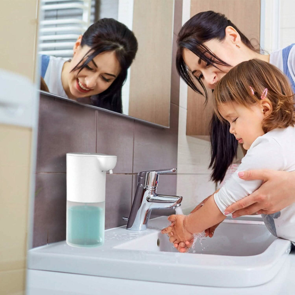 350ml Automatic Foam Soap Dispenser Rechargeable Touchless-350ml Automatic Foam Soap Dispenser Rechargeable Touchless