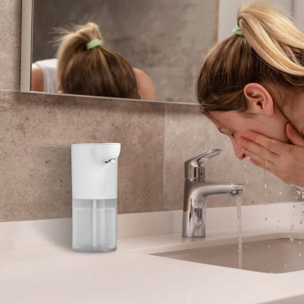 350ml Automatic Foam Soap Dispenser Rechargeable Touchless-350ml Automatic Foam Soap Dispenser Rechargeable Touchless