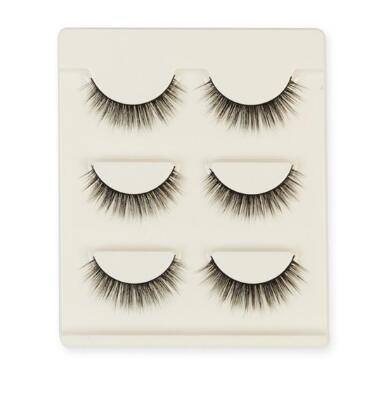 Compatible with Apple, 3 pair false eyelashes mink hair lashes Slim curly raised fake Eyelasehe extension Cilios Posticos makeup-d5d6c43c5f611ce80afb8562d92970f4