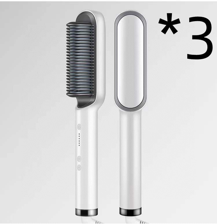 New 2 In 1 Hair Straightener Hot Comb Negative Ion Curling Tong Dual-purpose Electric Hair Brush-a3defb100e172fbfb861f3c565109d37