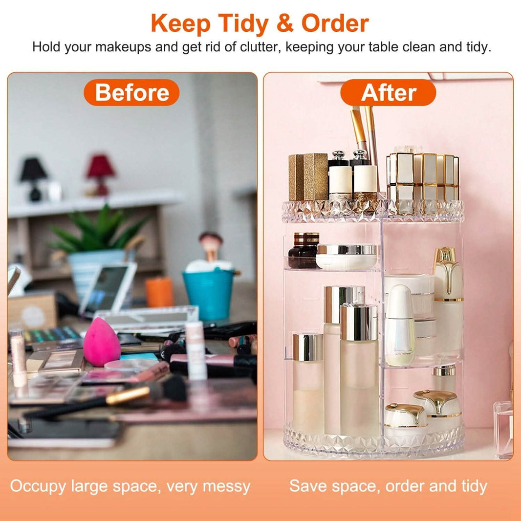 360° Rotating Make Up Organizer-360° Rotating Make Up Organizer