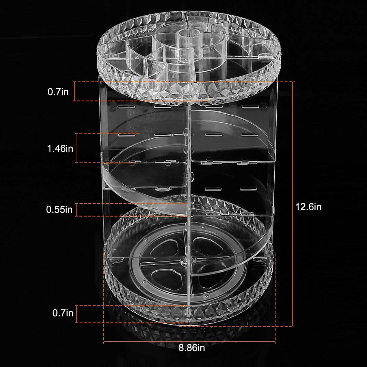 360° Rotating Make Up Organizer-360° Rotating Make Up Organizer