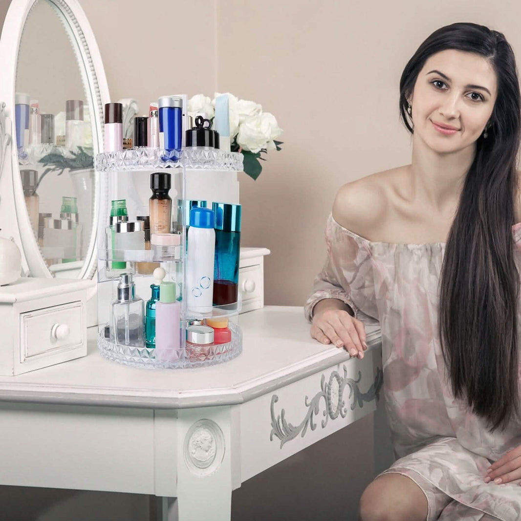 360° Rotating Make Up Organizer-360° Rotating Make Up Organizer