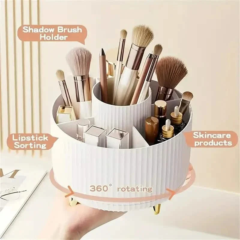 360° Rotating Makeup Organizer Holder for Brushes, Lipsticks, Skin Care & More-360° Rotating Makeup Organizer Holder for Brushes, Lipsticks, Skin Care & More