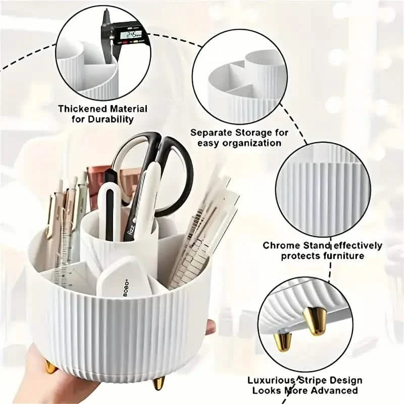 360° Rotating Makeup Organizer Holder for Brushes, Lipsticks, Skin Care & More-360° Rotating Makeup Organizer Holder for Brushes, Lipsticks, Skin Care & More