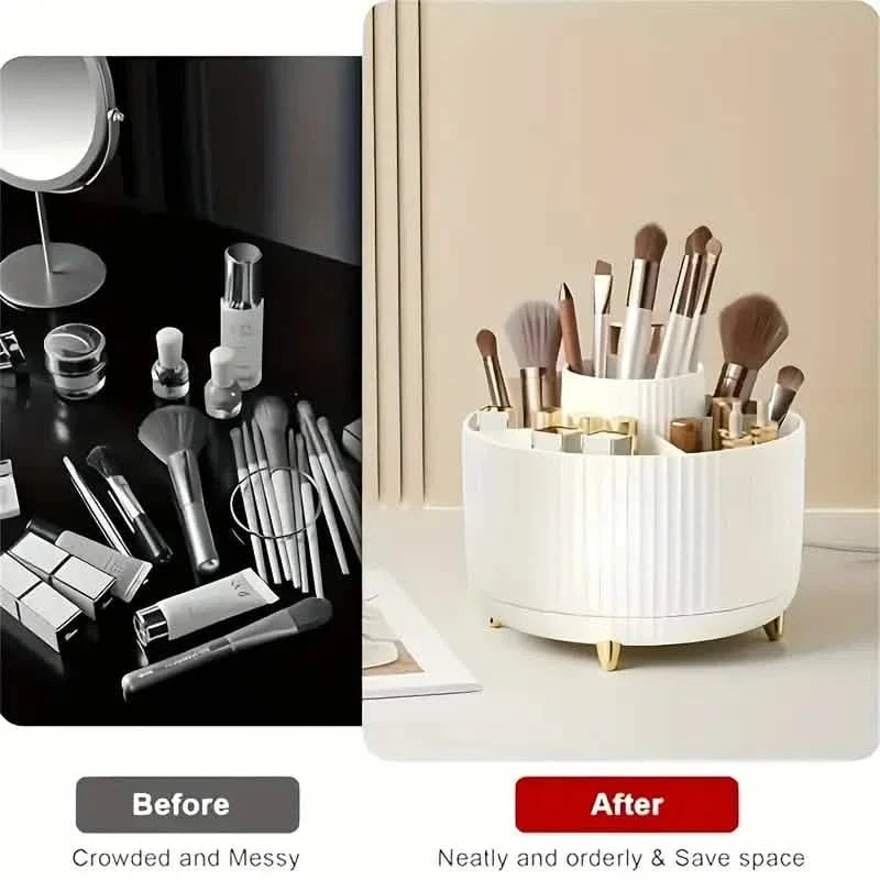 360° Rotating Makeup Organizer Holder for Brushes, Lipsticks, Skin Care & More-360° Rotating Makeup Organizer Holder for Brushes, Lipsticks, Skin Care & More