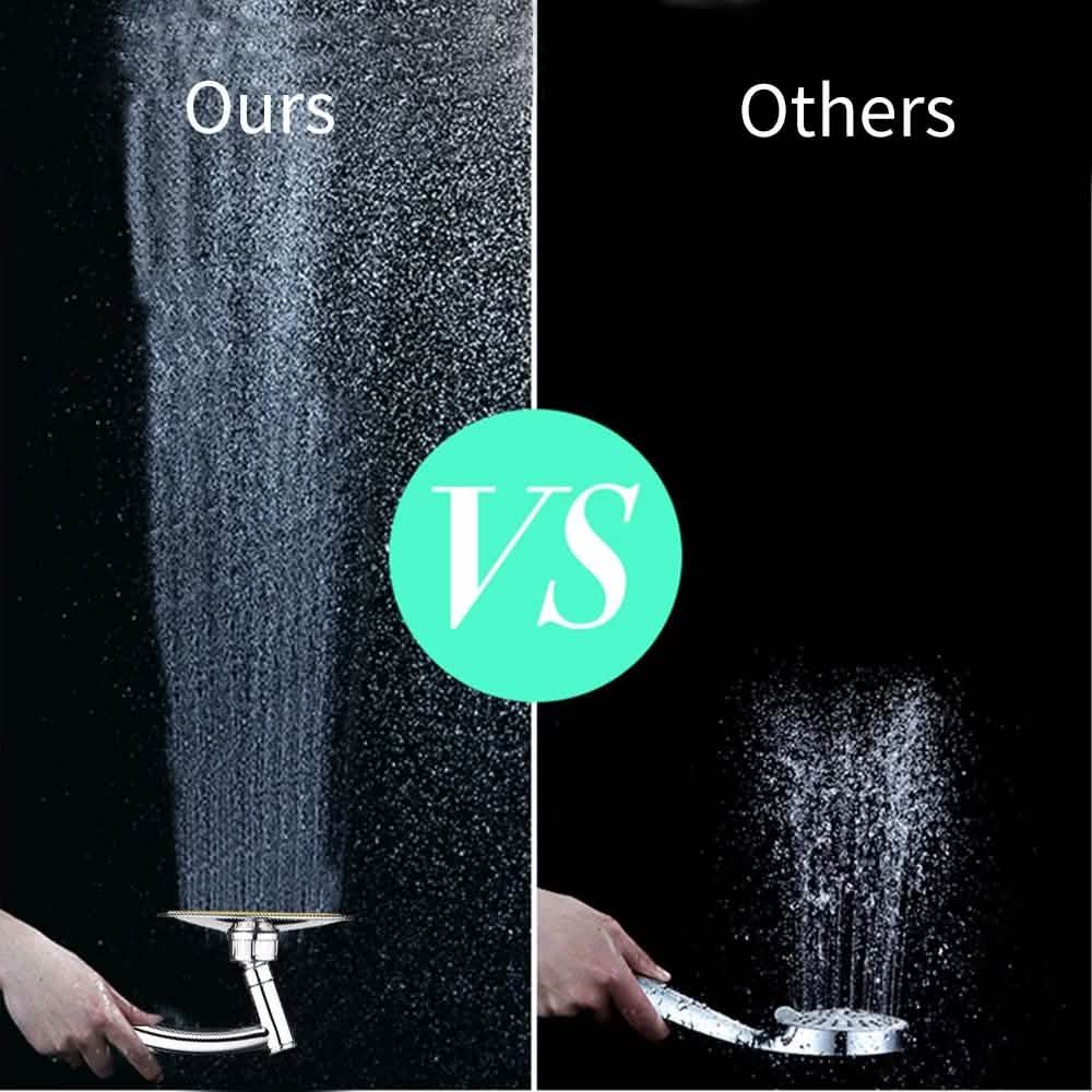 360°Rotatable Adjustable Bathroom Rain Shower Head Spray-360°Rotatable Adjustable Bathroom Rain Shower Head Spray
