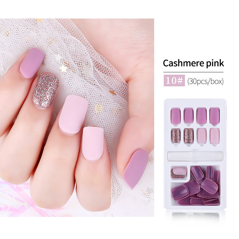 30pcs Detachable False Nail Artificial Tips Set Full Cover for Short Decoration-8867324a12abf9d7a21828a064b89af1